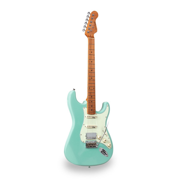 SOUNDSATION RIDER-BLEND SFG - Electric guitar with 2 single coils + splittable humbucker and self-locking tuners (Wilkinson equipped, roasted maple neck)