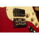 SOUNDSATION RIDER-BLEND TR - Electric guitar with 2 single coils + splittable humbucker and self-locking tuners (Wilkinson equipped, roasted maple neck)