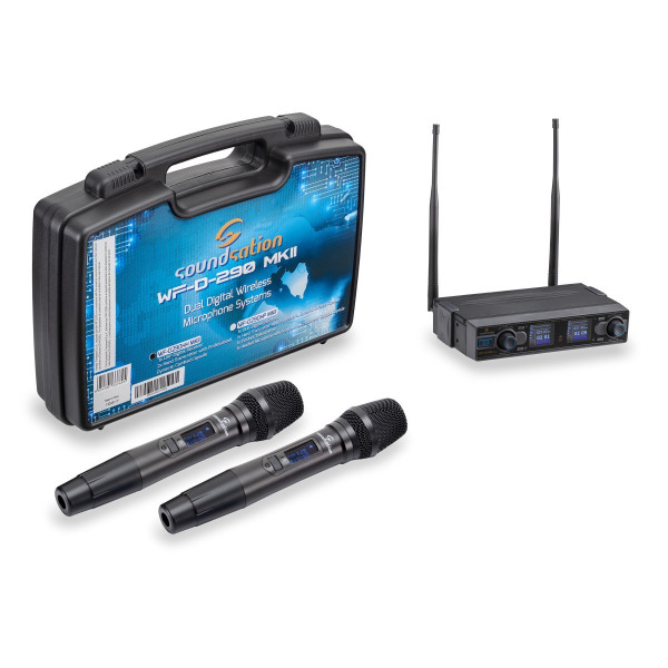 WF-D290HH MKII-A1 - UHF Dual Digital Wireless Microphone System - A1 Band (520-550MHz)