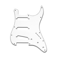 SOUNDSATION SP-3W - 3 rétegű fehér koptató lap Strato típusú gitárhoz