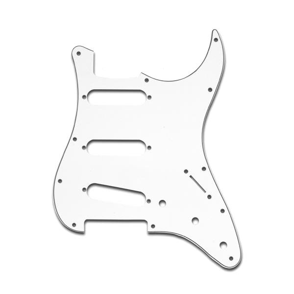 SOUNDSATION SP-3W - 3 rétegű fehér koptató lap Strato típusú gitárhoz