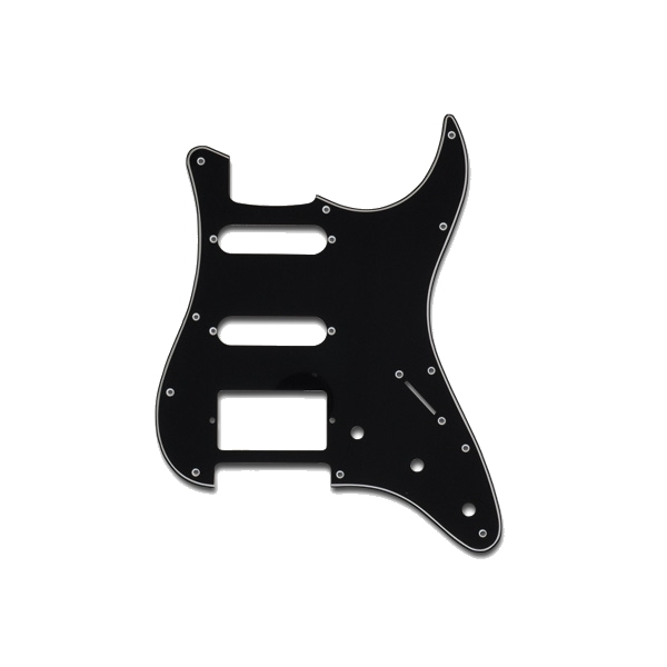 SP-3B-SSH - 3 rétegű fekete koptató lap Strato típusú gitárhoz humbuckerrel
