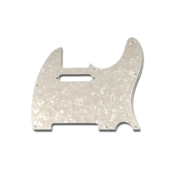TP-PLW - 3 Rétegű gyöngyház fehér koptató lap Telecaster stílusú gitárhoz