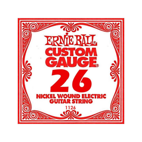 Ernie Ball P01126 - .026 Nickel Wound electric - 6 pack