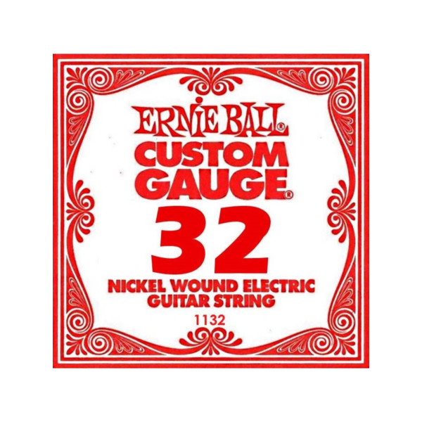 Ernie Ball P01132 - .032 Nickel Wound electric - 6 pack