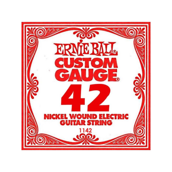 Ernie Ball P01142 - .042 Nickel Wound electric - 6 pack