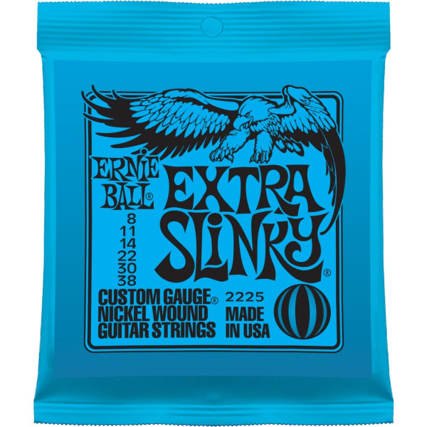 Ernie Ball P02225 - Slinky Nickel Wound 2225 - Extra