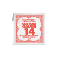 Ernie Ball P01014 - .014 Plain Steel - 6 packs