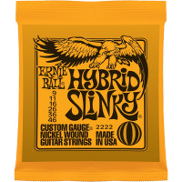 Ernie Ball P02222 - Slinky Nickel Wound 2222 - Hybrid