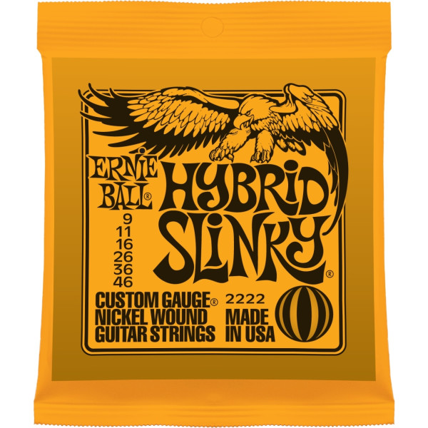Ernie Ball P02222 - Slinky Nickel Wound 2222 - Hybrid