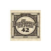 Ernie Ball P01442 - .042 Earthwood Acoustic 80/20 Bronze - 6 Pack