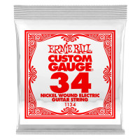 Ernie Ball P01134 - .034 Nickel Wound electric - 6 pack