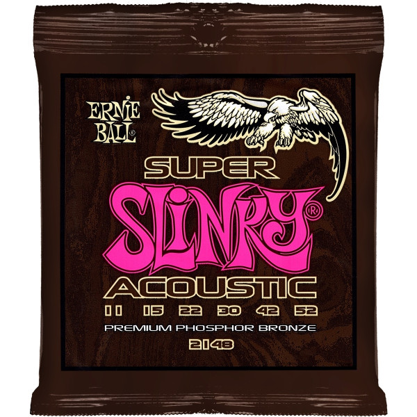 Ernie Ball P02148 - Slinky Acoustic Phosphopre Brobnze - Super
