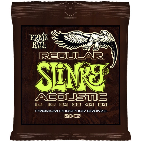 Ernie Ball P02146 - Slinky Acoustic Phosphopre Brobnze - Regular