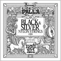Ernie Ball P02406 - Ernesto Palla Nylon Classical Black & Silver