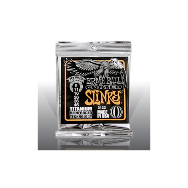 Ernie Ball P03122 - Titanium Coated 3122 - Hybrid
