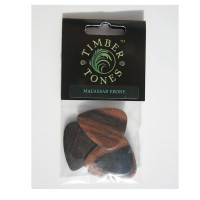 4PREFILL-ME - Macassar Ebony 4 Plectrums Pack