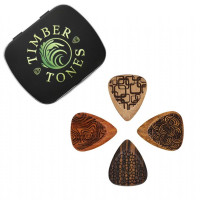 LASG-MT-4 - Laser Tones Grip Mixed Tin of 4 Guitar Picks