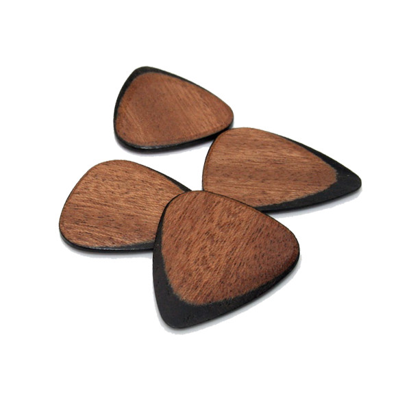 10TRIT - Pack of 10 three-layered wood plectrums