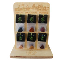 ITA36 - Laser engraved display with 36 wood picks ITALY series