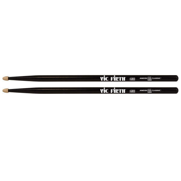 5BB - Wood Types American Classic® Hickory Drumsticks (Black)