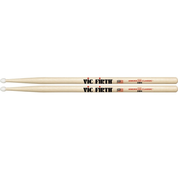 2BN - Nylon Tip American Classic® Hickory Drumsticks