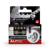 Alpine MUSICSAFE - Earplug kit for musician including 2 attenuation filters and travelbox