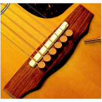 D'ANDREA TP1B - Brass Flat Head Tone Pins (Pack of 6 pcs)