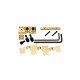 GOTOH GE1996T-G - Tremolo Bridge Floyd Style Gotoh (Gold)