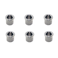 GOTOH TLB-1C - Chrome String Ferrules for telecaster (pack 6 pcs.)
