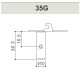 35G420-SG - Classic Guitar Machine Heads Set (Gold)