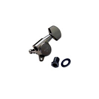 GOTOH SG381-07-CK-L6 - Electric Guitar Machine Heads Set, L6, Cosmo Black