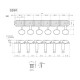 SD-91-05M-N-L6 - Electric Guitar Machine Heads Set, L6, Nickel