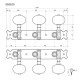 35G620-GG-EW - Classic Guitar Machine Heads Set (Gold)