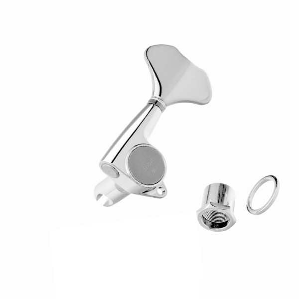 GOTOH GB707-C-L2R2 - Electric and Acoustic Bass Machine Heads Set, L2+R2, Chrome
