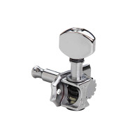 6L-STD-CHROME-V - Vintage series Standard machine heads, 6 on line