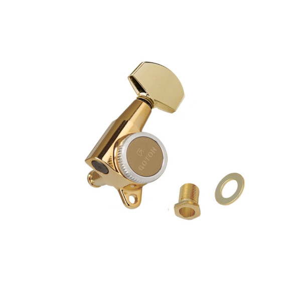 SG381MG-T 07 GG L6 - Electric Guitar Machine Heads, L6, Magnum Lock T Series, Gold