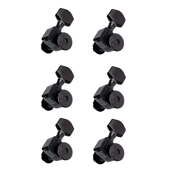 6L T/L BLACK SATIN - Machine heads Trim-Lok 6 oline