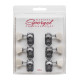 SPERZEL V-CHROME-3+3-BONE - Vintage series machine heads Trim-Lock, 3+3