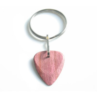 TTKRPH1 - Key Ring with Macassar Purple Heart Wood Pick