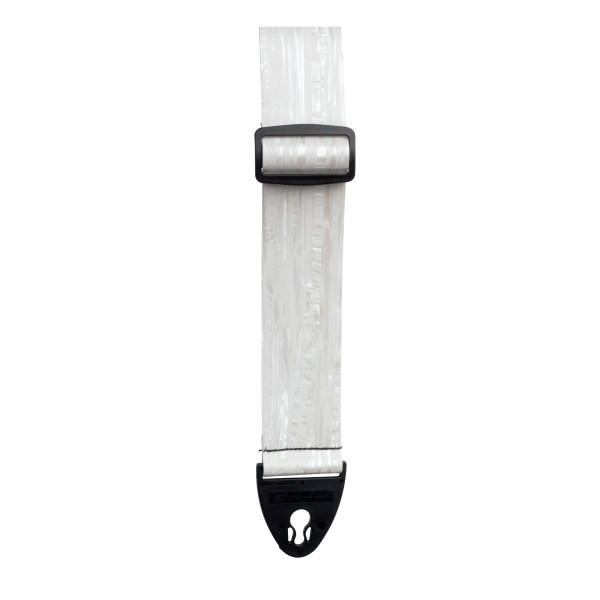 APV5 - D'Andrea guitar strap ACE VINTAGE VINYL series - APV5 (White Strata)