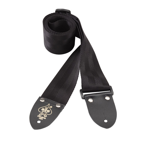 D'ANDREA AN1 BK - D'Andrea gitár heveder, ACE Seatbelt széria (Fekete)