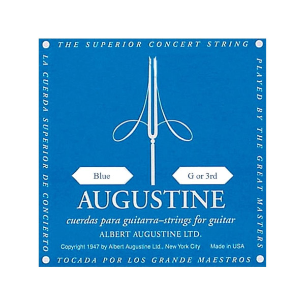AUGUSTINE BLUE G-3RD - Classical guitar Classic Blue String G