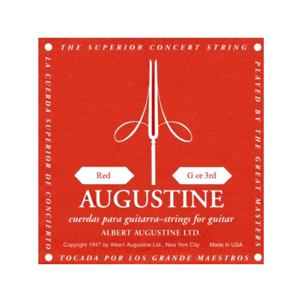 AUGUSTINE RED G-3RD - Classical guitar Classic Red String B