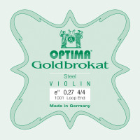 OPTIMA G.1001.27.L - Goldbrokat Violin String, E