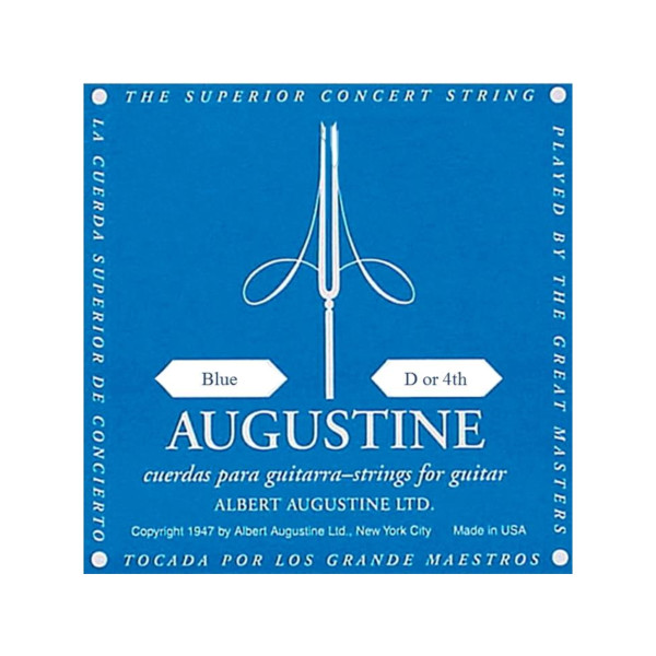 AUGUSTINE BLUE D-4TH - Classical guitar Classic Blue String D