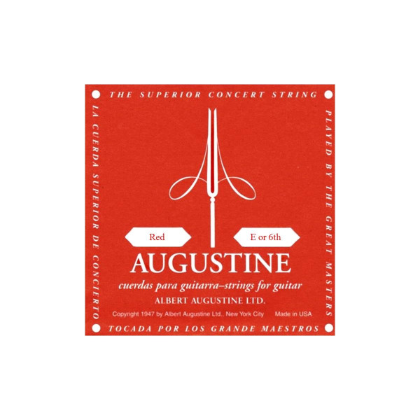 AUGUSTINE RED E-6TH - Classical guitar Classic Red String E