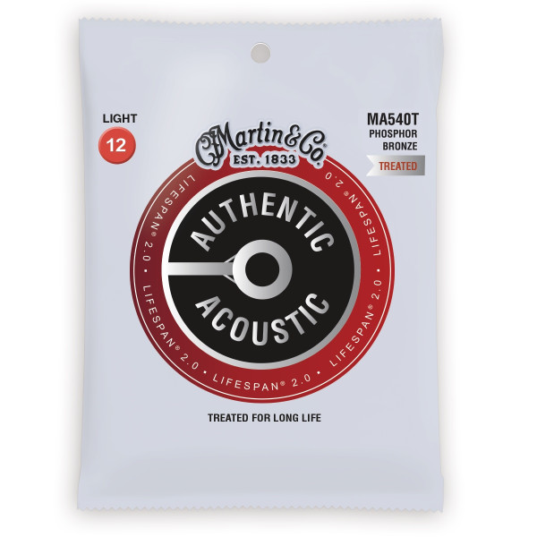 MARTIN MA540T - Authentic Acoustic Lifespan® 2.0, 92/8 Phosphor Bronze, Light