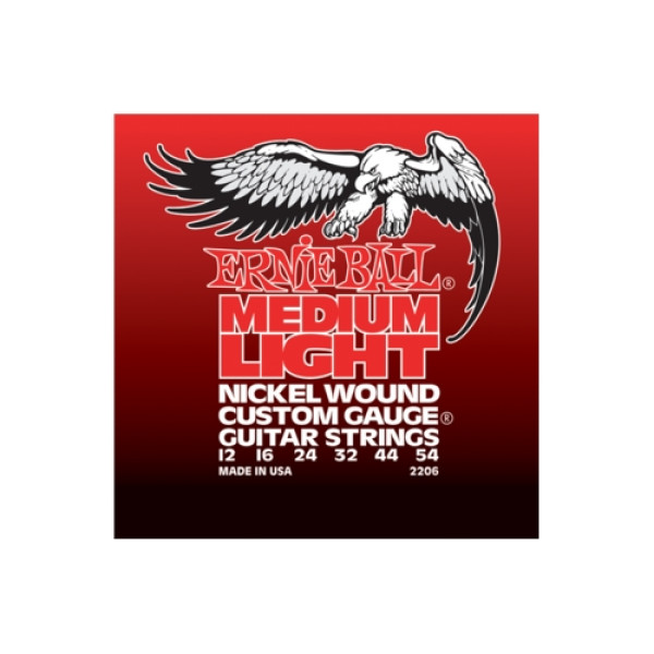 Ernie Ball P02206 - Nickel Wound Electric - Medium Light (wound G)