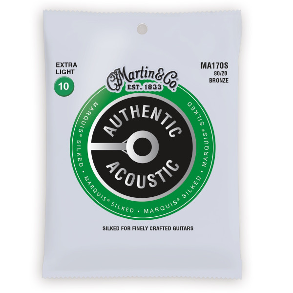 MARTIN MA170S - Authentic Acoustic Marquis® Silked 80/20 Bronze, Extra Light